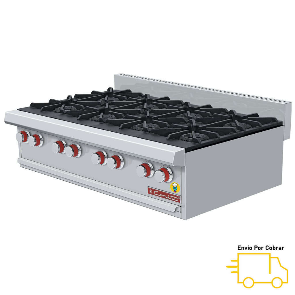 Parrilla 8 Quemadores CORIAT - PCV-8 MASTER-Parrillas a Gas-CORIAT-ElLugarDelChef.com