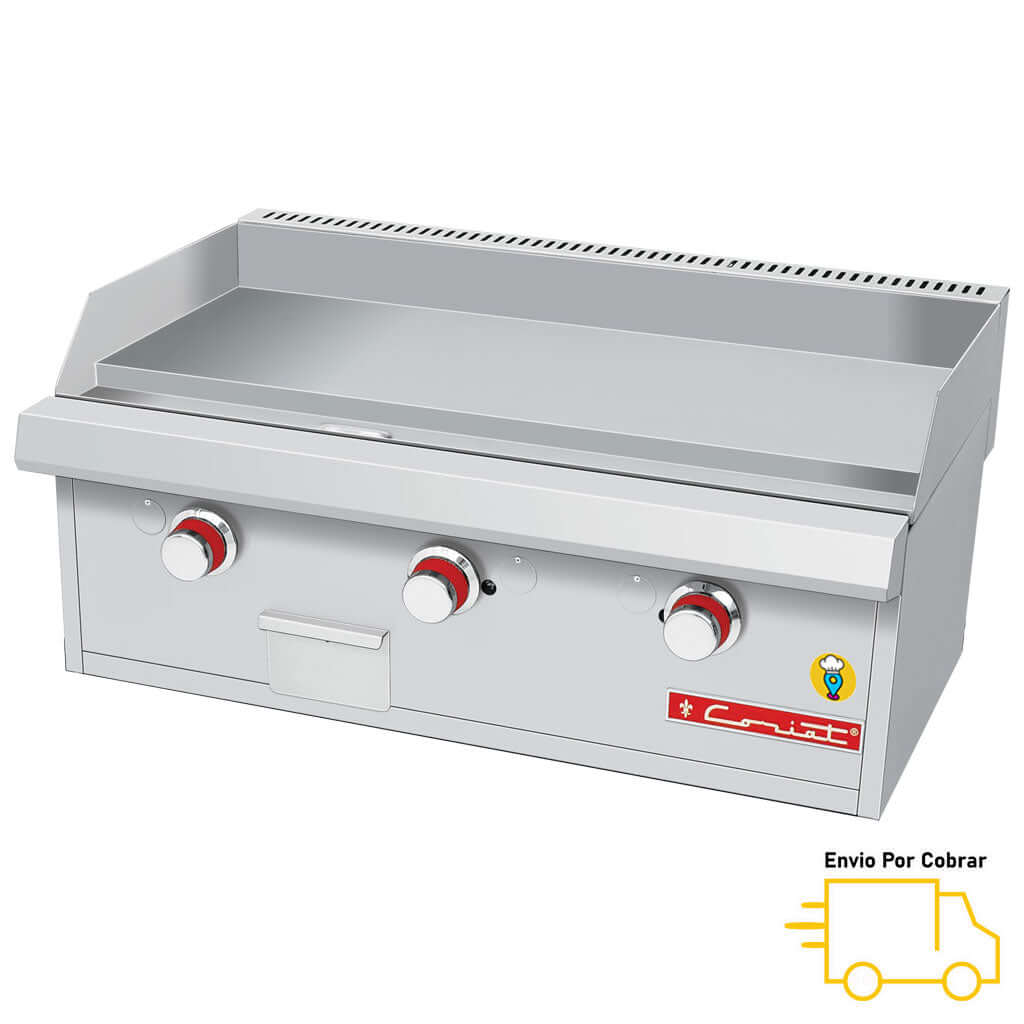 Plancha 3 Quemadores CORIAT - CH-3 PETIT-Planchas-CORIAT-ElLugarDelChef.com