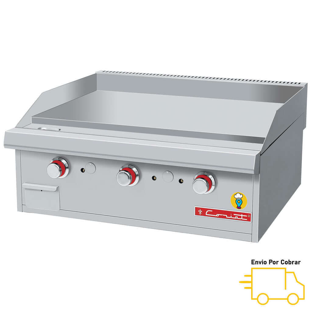 Plancha 3 Quemadores CORIAT - CV-3 MASTER-Planchas-CORIAT-ElLugarDelChef.com