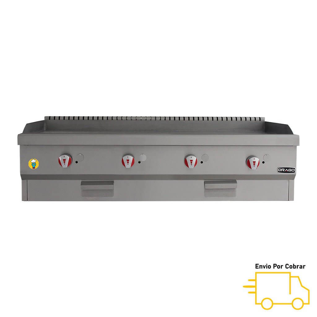 Plancha 4 Quemadores DRAGO - PG-4 Slim-Planchas-DRAGO-ElLugarDelChef.com