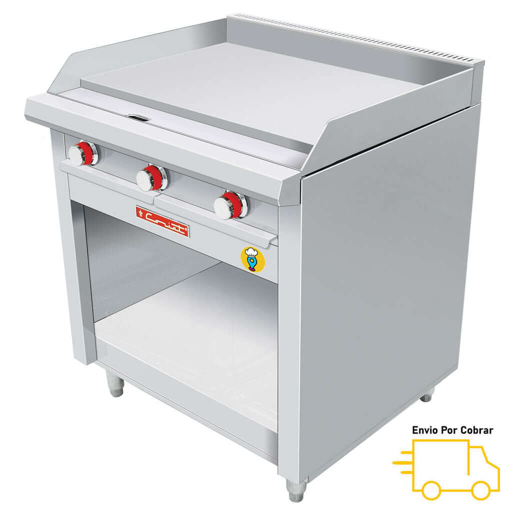 Plancha con Gabinete Abierto CORIAT - EC-GA-GRILL HD-Planchas con Horno-CORIAT-ElLugarDelChef.com