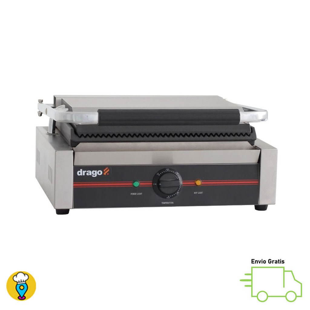 Plancha Panini DRAGO - GH-811E-Panineras-DRAGO-ElLugarDelChef.com