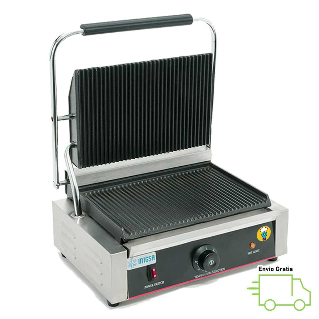 Plancha Panini Grande MIGSA - BN-811E-Panineras-MIGSA-ElLugarDelChef.com