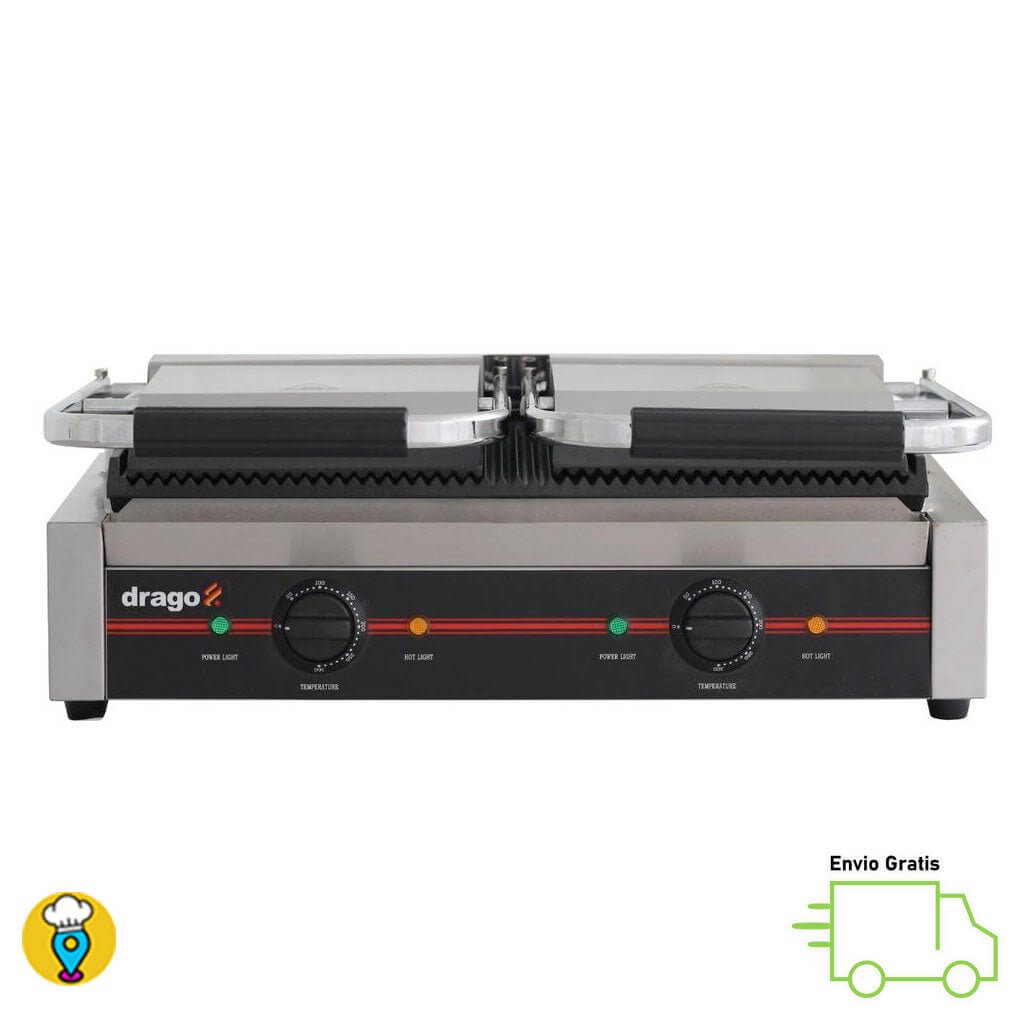 Plancha para Paninis Dargo GH-813: ¡Impulsa tu negocio al siguiente nivel!-Panineras-DRAGO-ElLugarDelChef.com