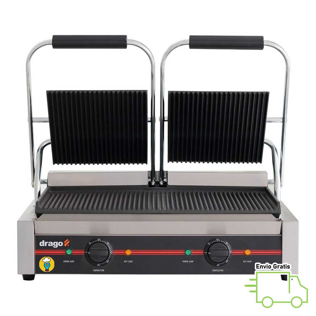 Plancha para Paninis Dargo GH-813: ¡Impulsa tu negocio al siguiente nivel!-Panineras-DRAGO-ElLugarDelChef.com