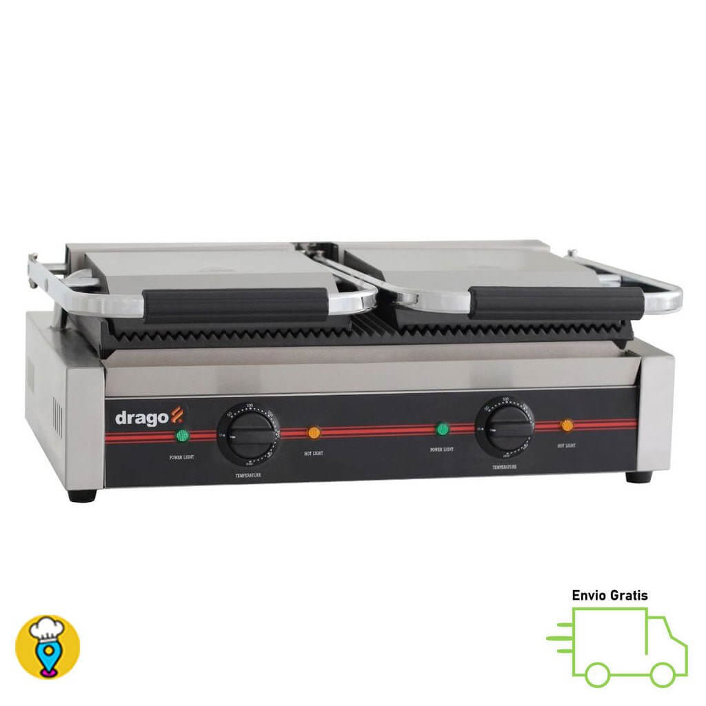 Plancha para Paninis Dargo GH-813: ¡Impulsa tu negocio al siguiente nivel!-Panineras-DRAGO-ElLugarDelChef.com