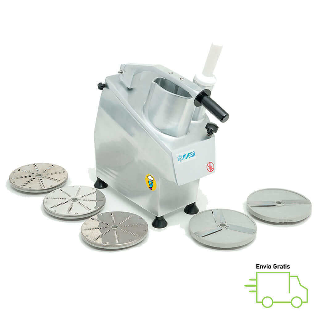 Procesador de Vegetales 5 discos MIGSA - HLC-300-Procesadores de Vegetales-MIGSA-ElLugarDelChef.com