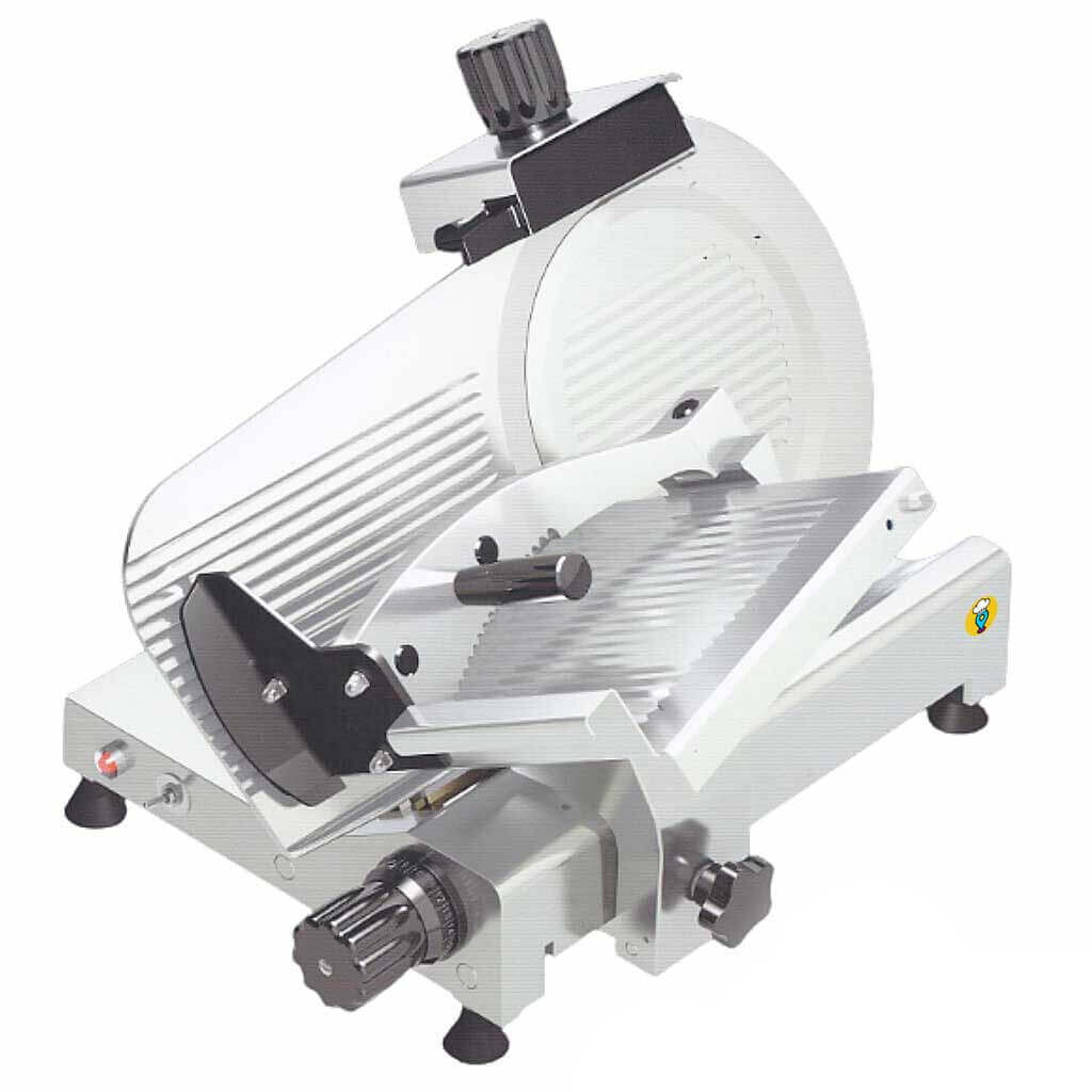 Rebanadora de fiambres Mexcut USA-280 - Cortadora de carnes frías de alta calidad para negocios gastronómicos-Rebanadoras de Banda-MEXCUT-ElLugarDelChef.com