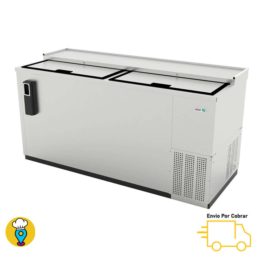 Refrigerador Botellero en Acero Inoxidable ASBER - ADBC-65S HC-Refrigeradores Botelleros-ASBER-ElLugarDelChef.com