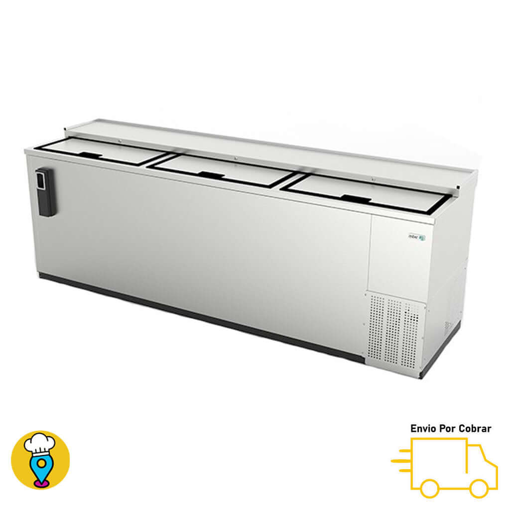 Refrigerador Botellero en Acero Inoxidable ASBER - ADBC-94S HC-Refrigeradores Botelleros-ASBER-ElLugarDelChef.com