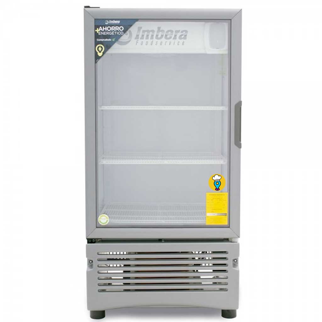 Refrigerador Comercial Imbera VR11 - Conservación Eficiente para tu Negocio Gastronómico-Refrigeradores Puerta de Cristal-IMBERA-ElLugarDelChef.com