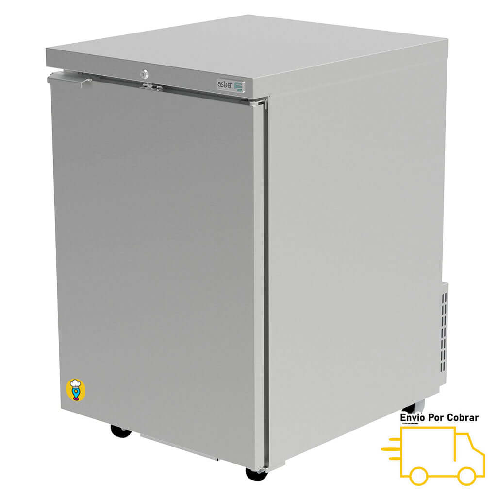 Refrigerador Contrabarra en Acero Inoxidable ASBER - ABBC-23S HC-Refrigeradores Contrabarra-ASBER-ElLugarDelChef.com