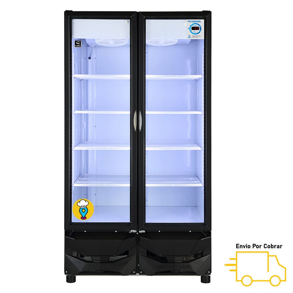 Refrigerador Puertas de Cristal CRIOTEC - CFX-37-2P-Refrigeradores Puerta de Cristal-CRIOTEC-ElLugarDelChef.com