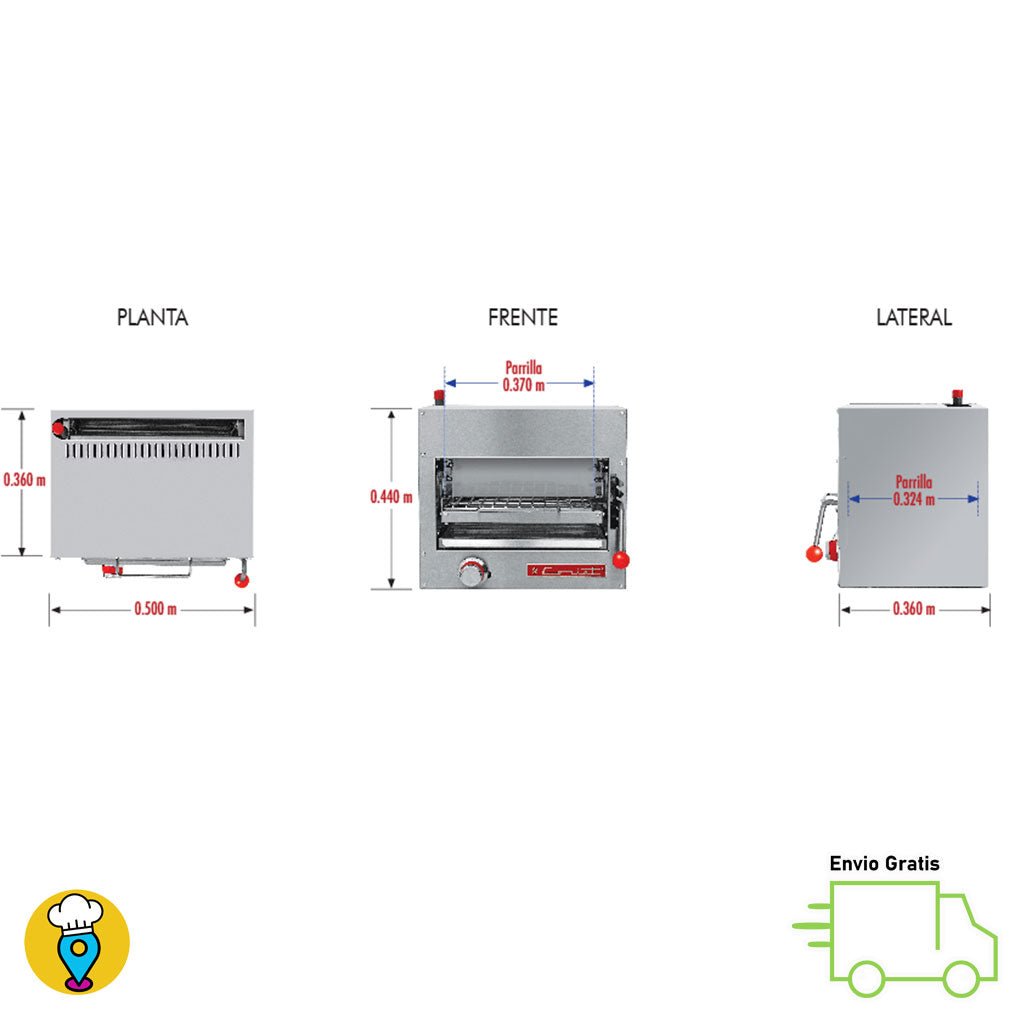 Salamandra CORIAT - SC-16.5-G PETIT-Salamandras-CORIAT-ElLugarDelChef.com