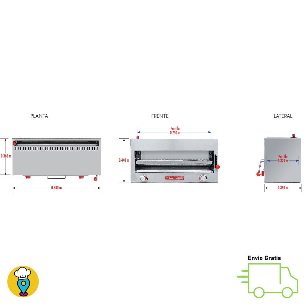 Salamandra CORIAT - SC-31.5-G MASTER-Salamandras-CORIAT-ElLugarDelChef.com
