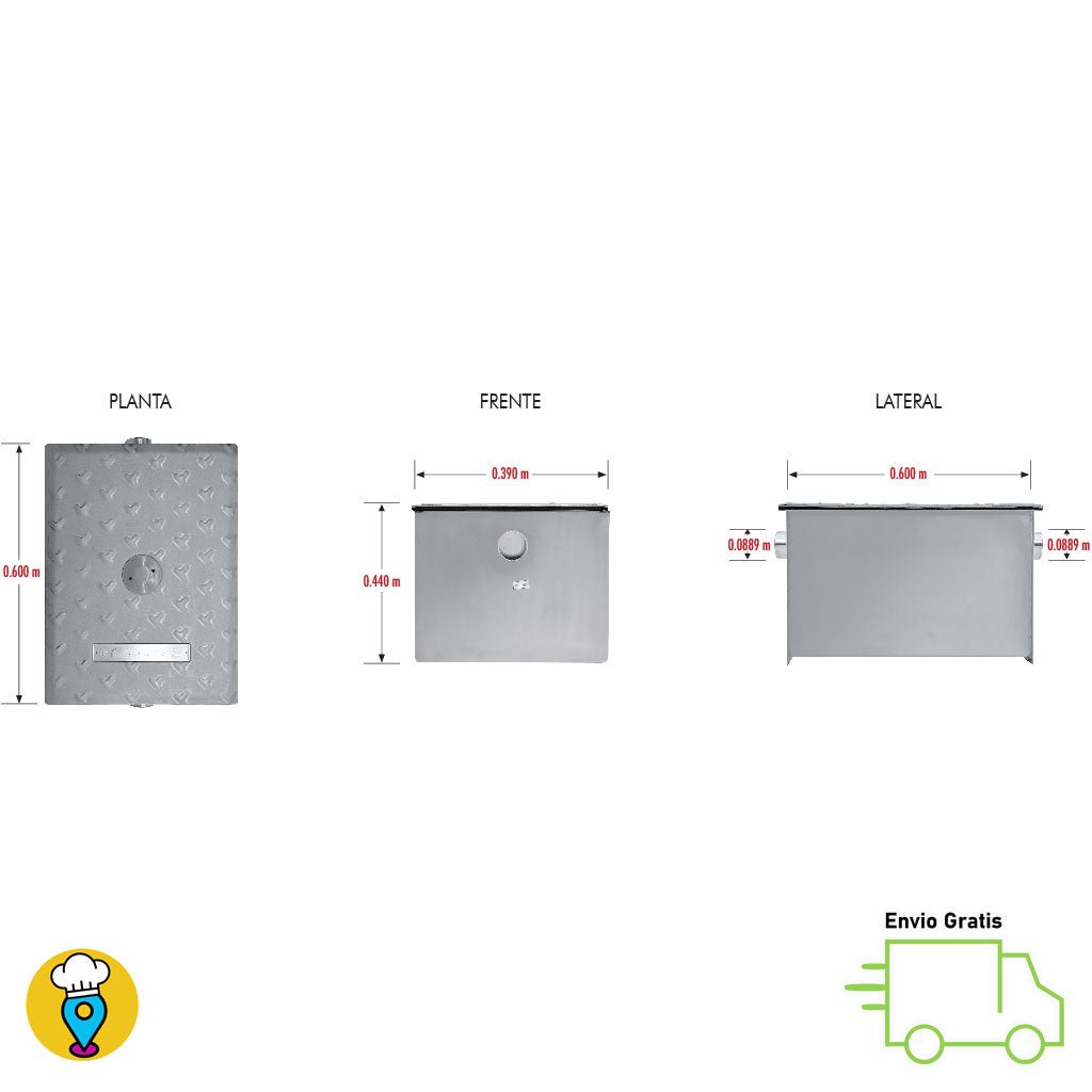 Trampa de Grasa CORIAT - IC-75 MASTER-Trampas de Grasa-CORIAT-ElLugarDelChef.com
