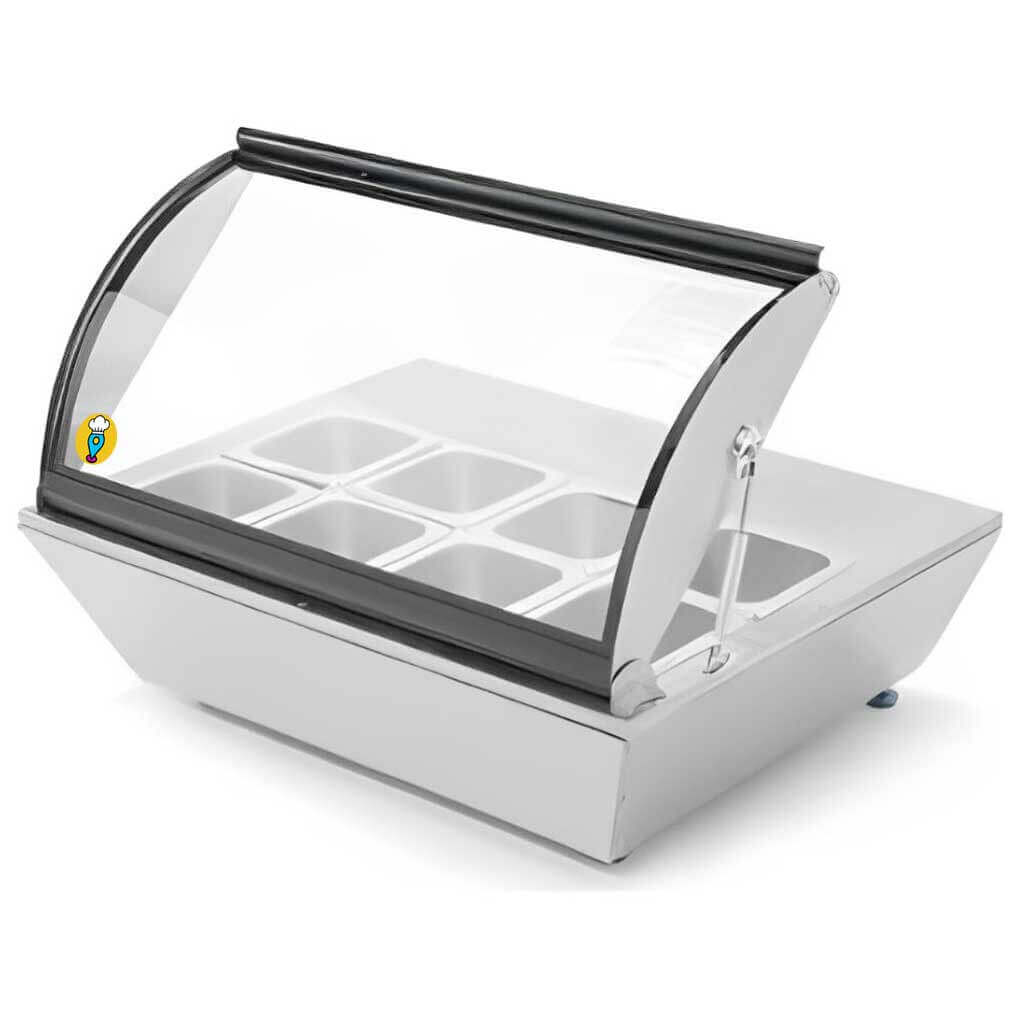 Vitrina Caliente Migsa RTR-67L: Mantén tus platillos siempre calientes y sorprende a tus clientes-Conservadores de Alimentos Calientes-MIGSA-ElLugarDelChef.com