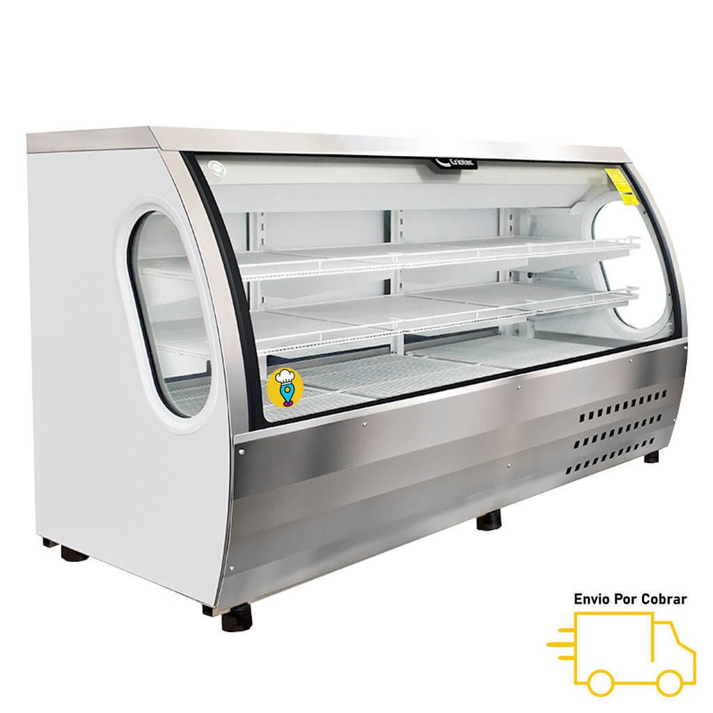 Vitrina Cremera 200cms CRIOTEC - VCC-200-Vitrinas Cremeras Paseteleras-CRIOTEC-ElLugarDelChef.com