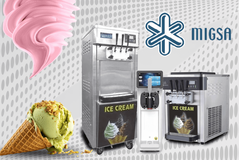 maquinas de helado suave Migsa 