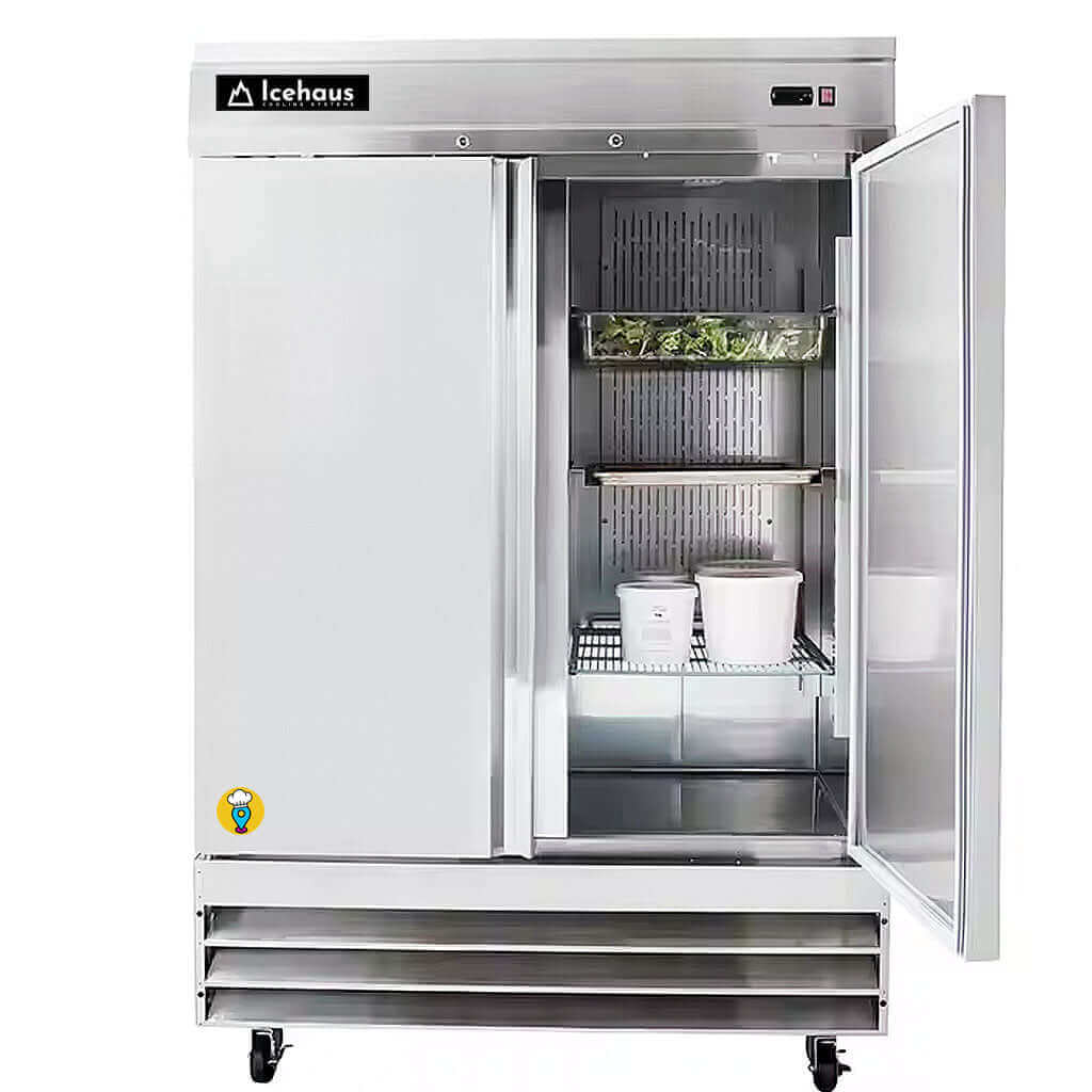 Congeladores verticales Icehaus de puertas sólidas industrial