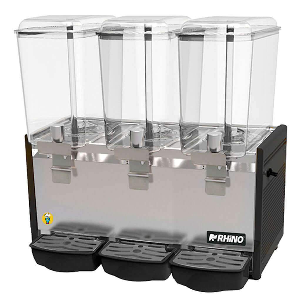 Dispensadores de bebidas Refrigeración Rhino para negocio