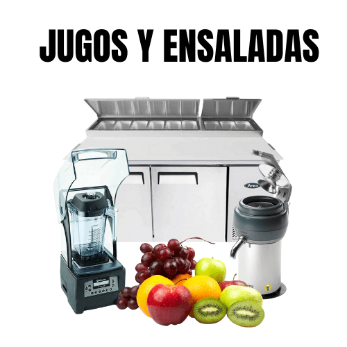 Equipos profesionales para jugos y ensaladas con envío a todo México en ElLugarDelChef.com