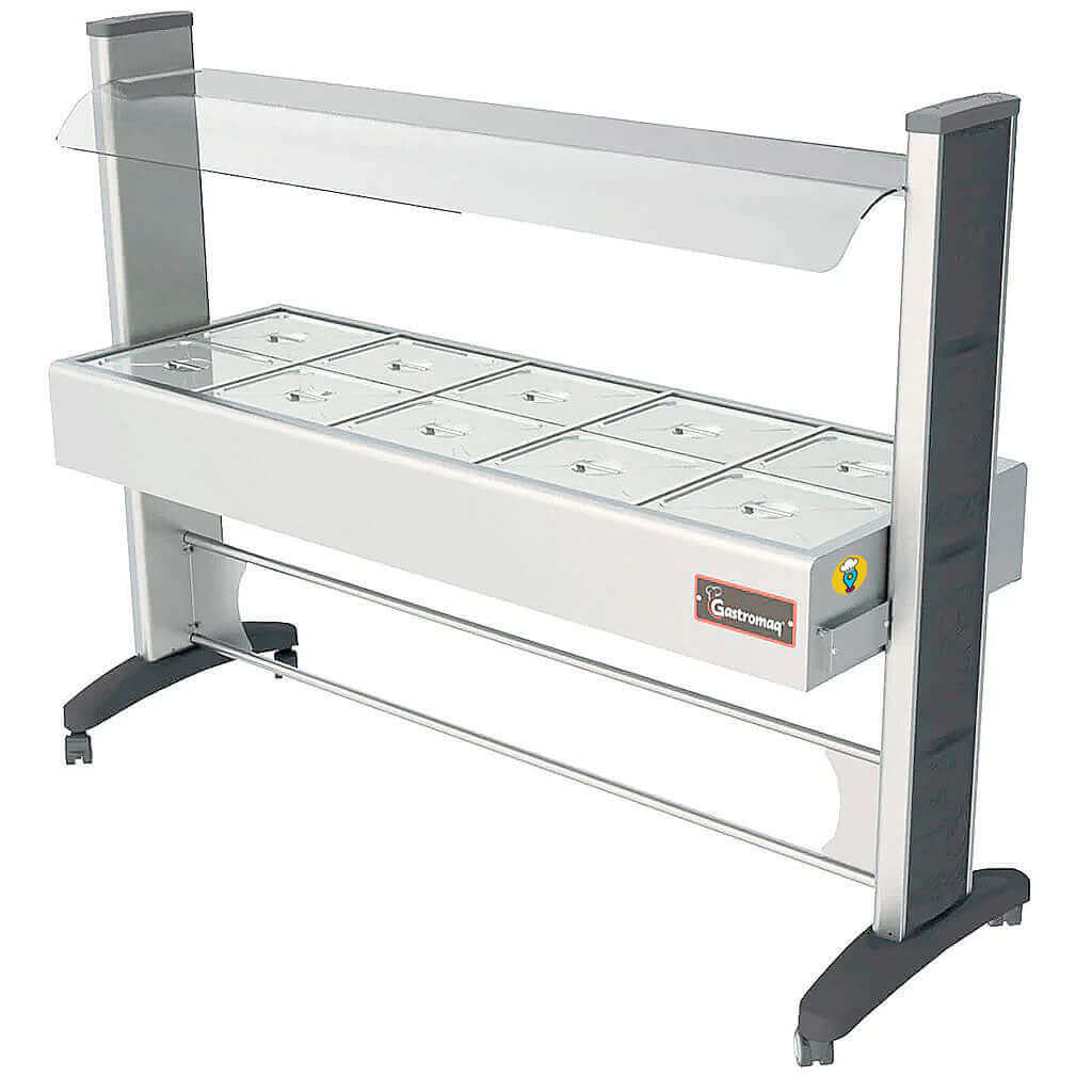 Baño María industrial para mantener alimentos calientes