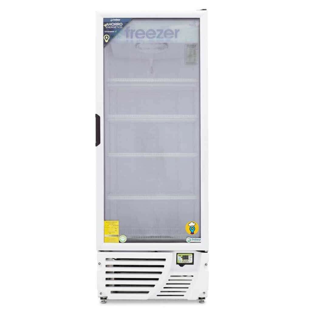 Congeladores verticales industriales con puerta de cristal para exhibición y conservación de alimentos