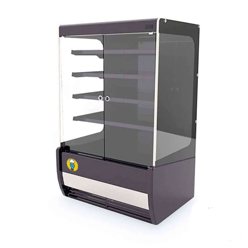 Cortina de aire Criotec para puerta de acceso en negocio