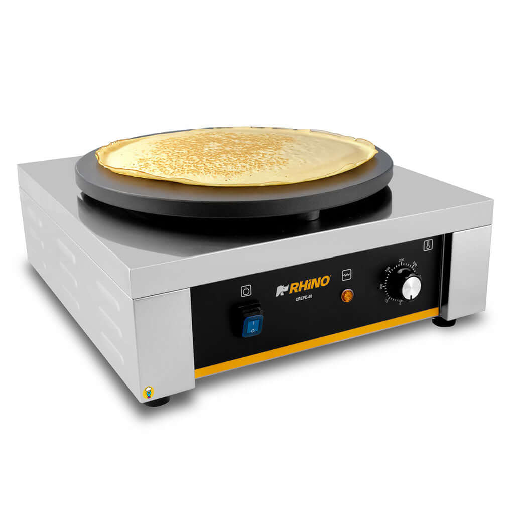 Equipos de Cocción RHINO: Crepera eléctrica Rhino CREPE-40 profesional