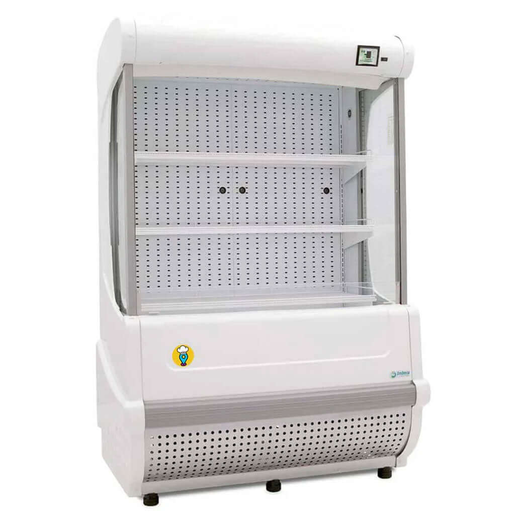 Mural refrigerado de autoservicio para exhibición de productos fríos en tienda