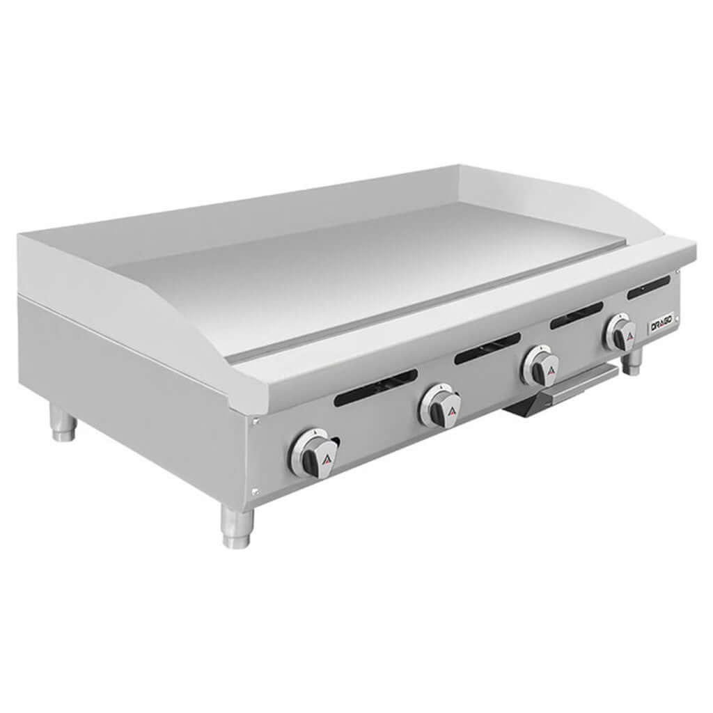 Planchas a gas Drago para cocina industrial y taquería