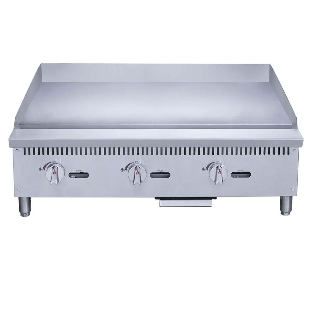 Plancha industrial para restaurante y cocina profesional