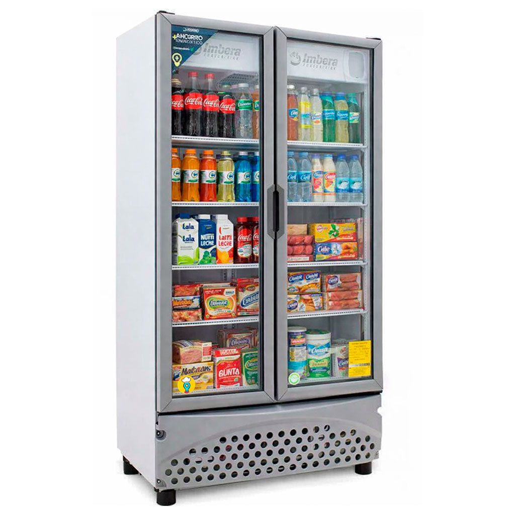 refrigeradores comerciales para abarrotes con puerta de cristal