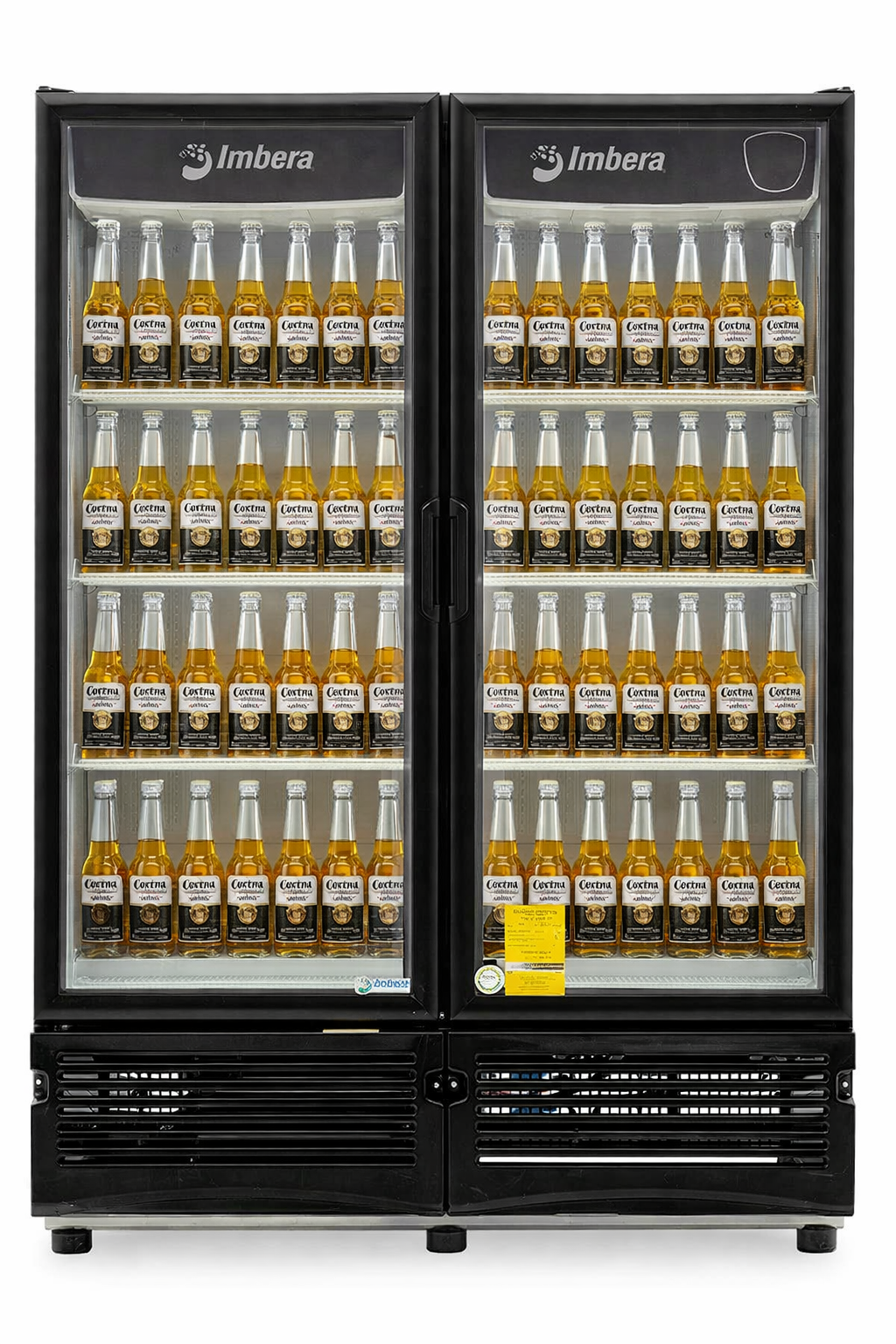 Refrigerador comercial para cerveza con puerta de cristal para exhibición de bebidas