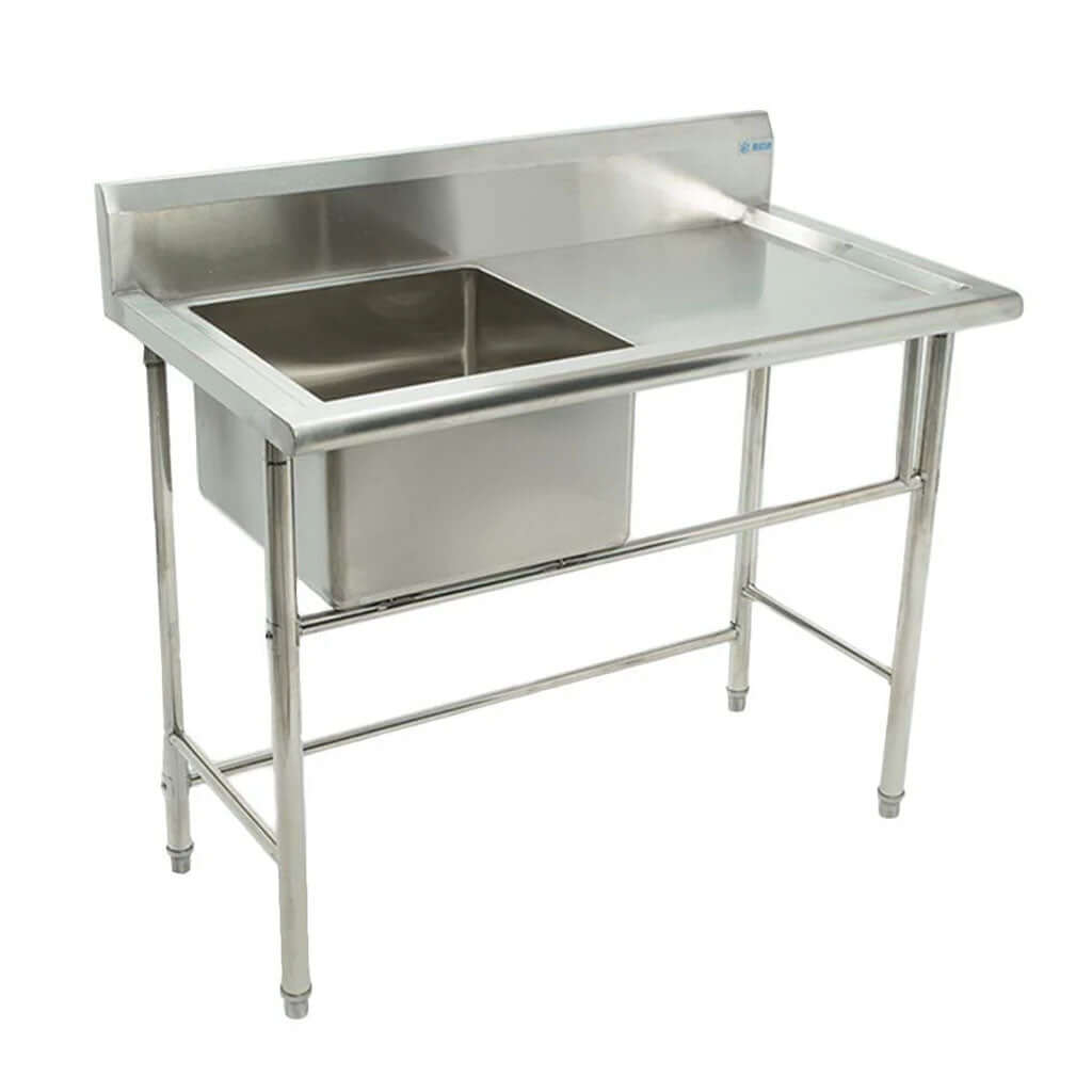 Tarja de acero inoxidable industrial para restaurante