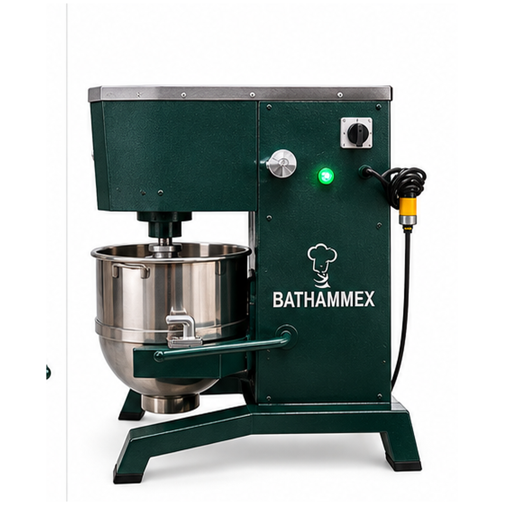 Batidora BATHAMMEX B20, vista lateral y controles