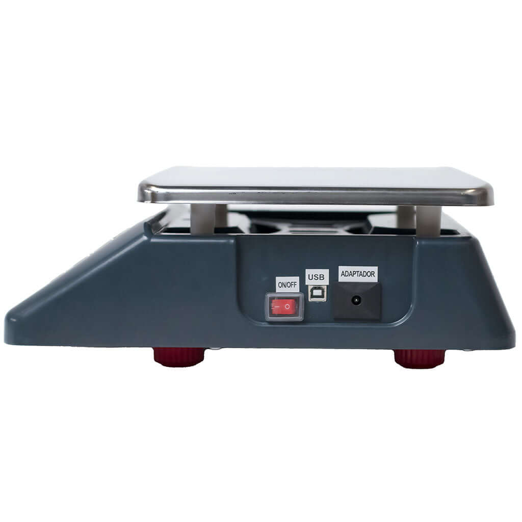Bascula-comercial-digital-Noval-CONNECT-40-vista-lateral-usb-conexion