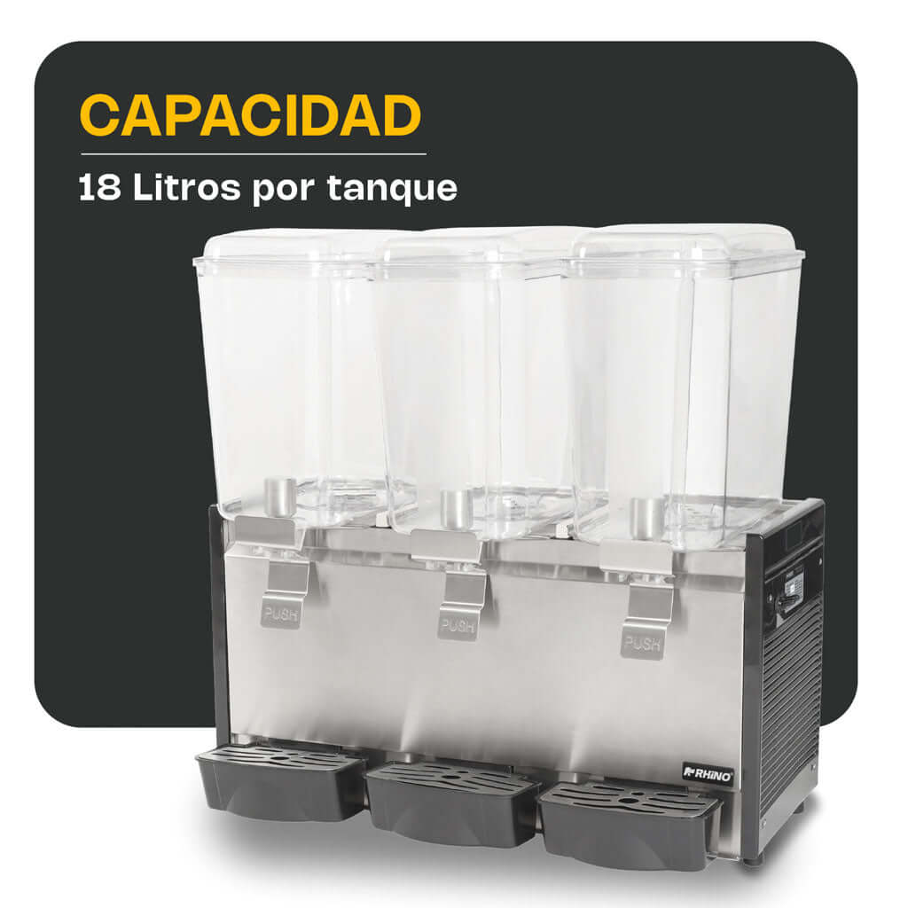 Dispensador-de-bebidas-frias-rhino-DISBEF-3T-e-tanques-18-litros