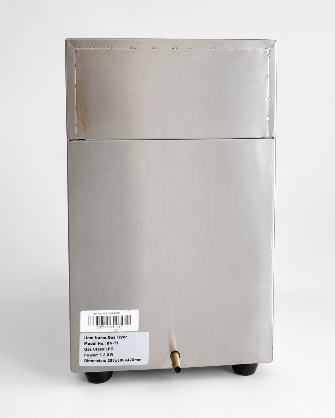 Freidora a Gas de Mesa Migsa BN-71 Outlet | 6 Litros