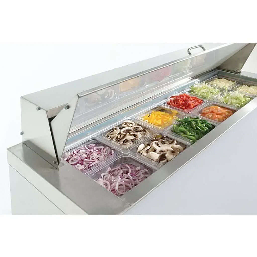 Mesa-fria-para-ensaladas-icehaus-ME-2P-SS-01-insertos-con-vegetales