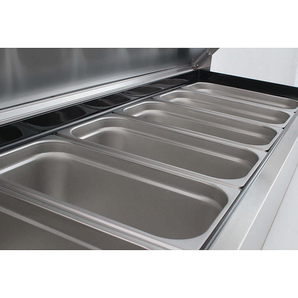 Mesa-fria-para-ensaladas-icehaus-ME-2P-SS-01-insertos-y-mesa