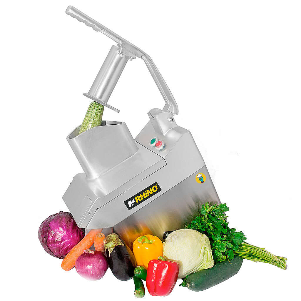 Procesador-de-vegetales-Rhino-PROAL550-con-verduras-procesando