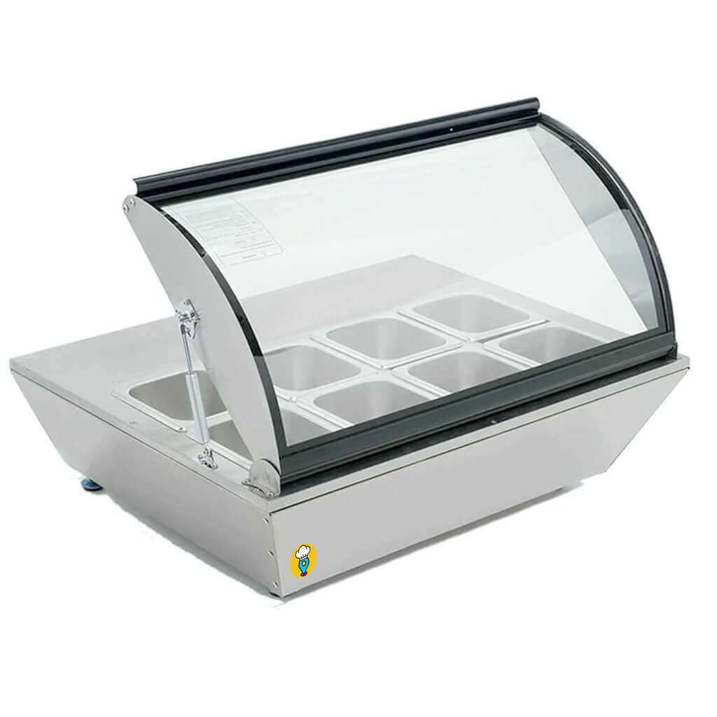 Base Refrigerada para Ensaladas Migsa RTW67L - 8 Insertos