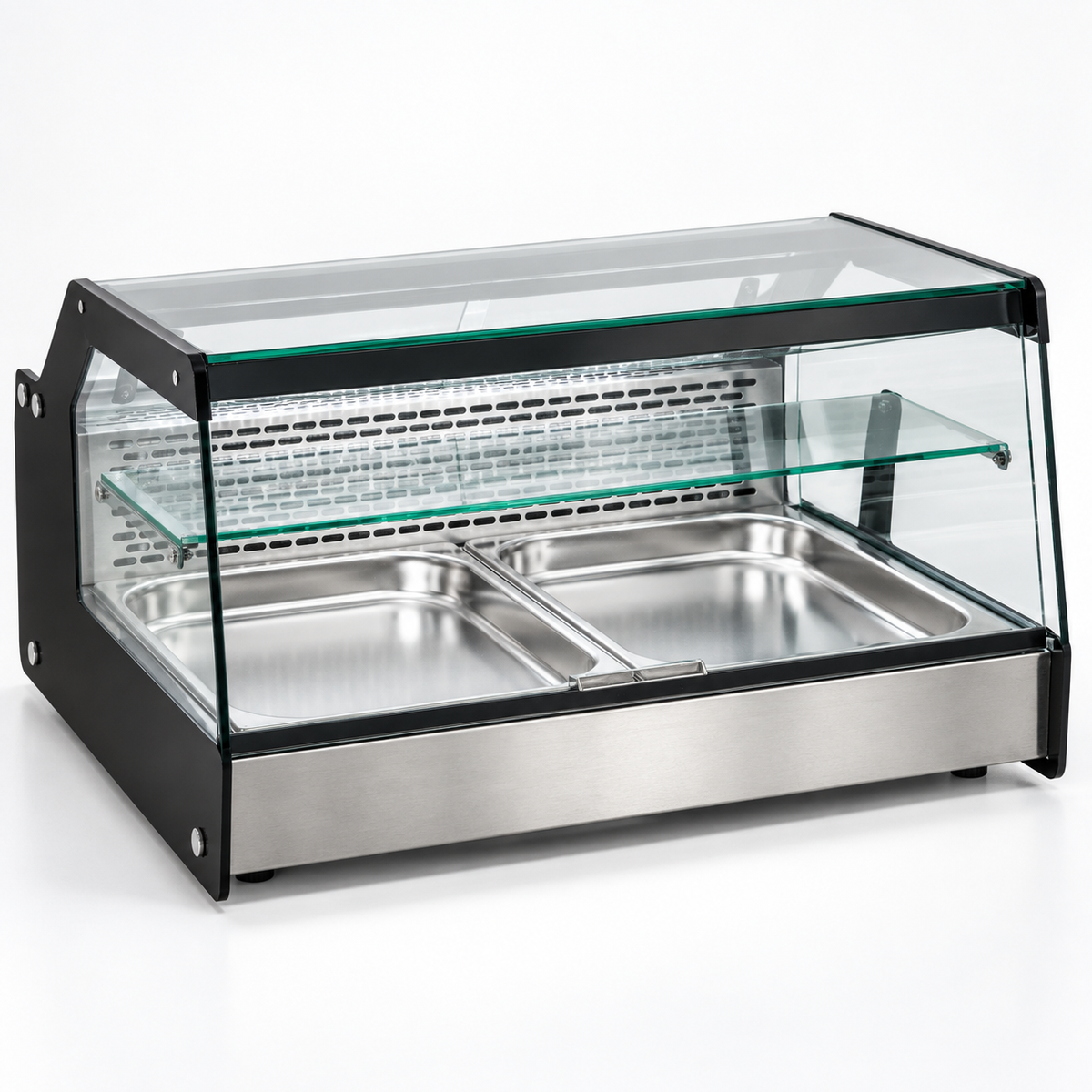 Vitrina refrigerada Migsa CW-128 sobre mostrador