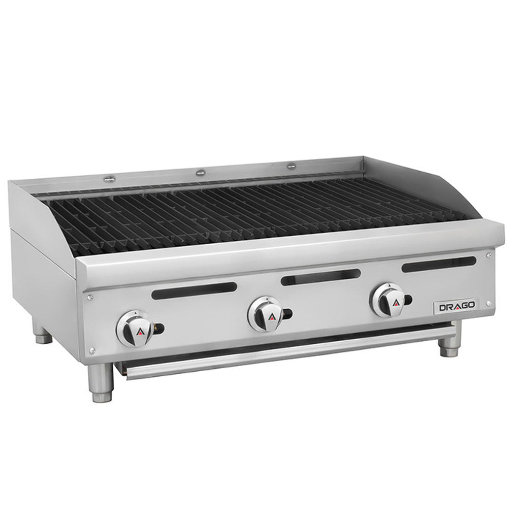 Asador Drago 3 quemadores AG-3R vista frontal