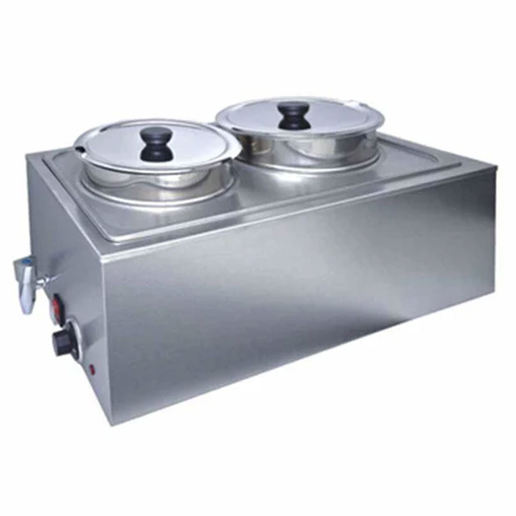 Baño maría eléctrico Migsa ZCK165AT4 para cocina industrial en acero inoxidable