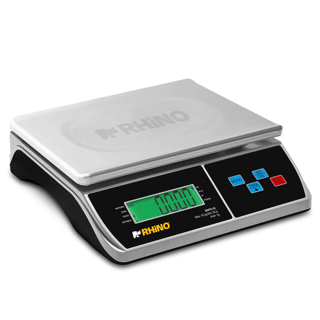 Báscula porcionadora Rhino BAPO-10 vista de frente