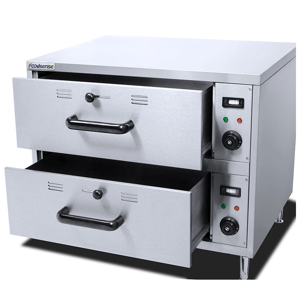 Carro caliente para comida Migsa HW-82 vista lateral