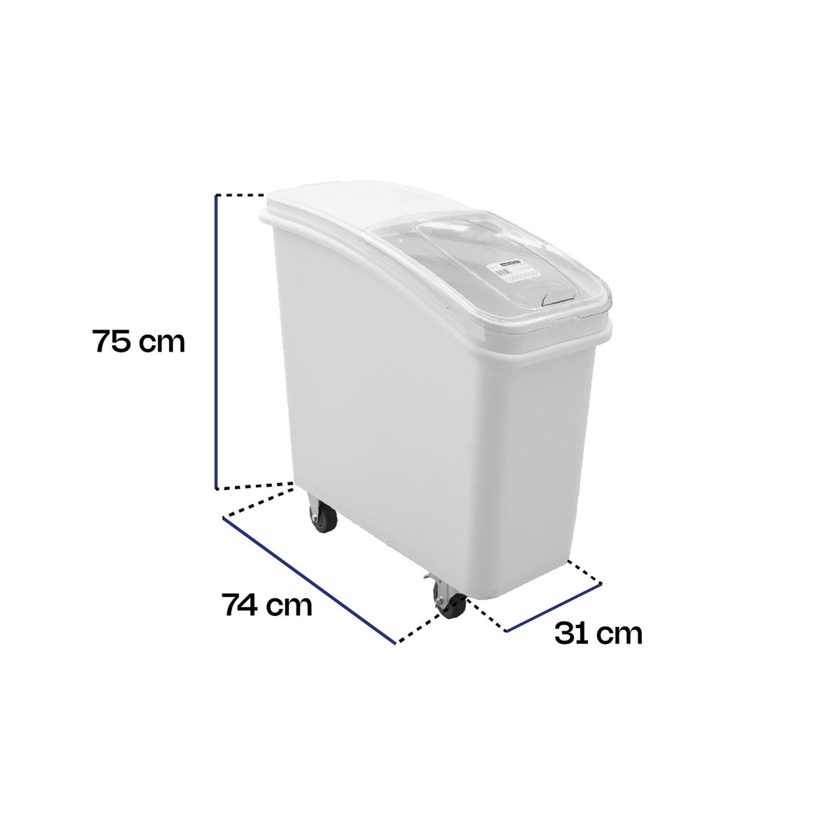CALEDONIA ALGRA-21C - Diagrama de medidas 31 x 74 x 75 cm